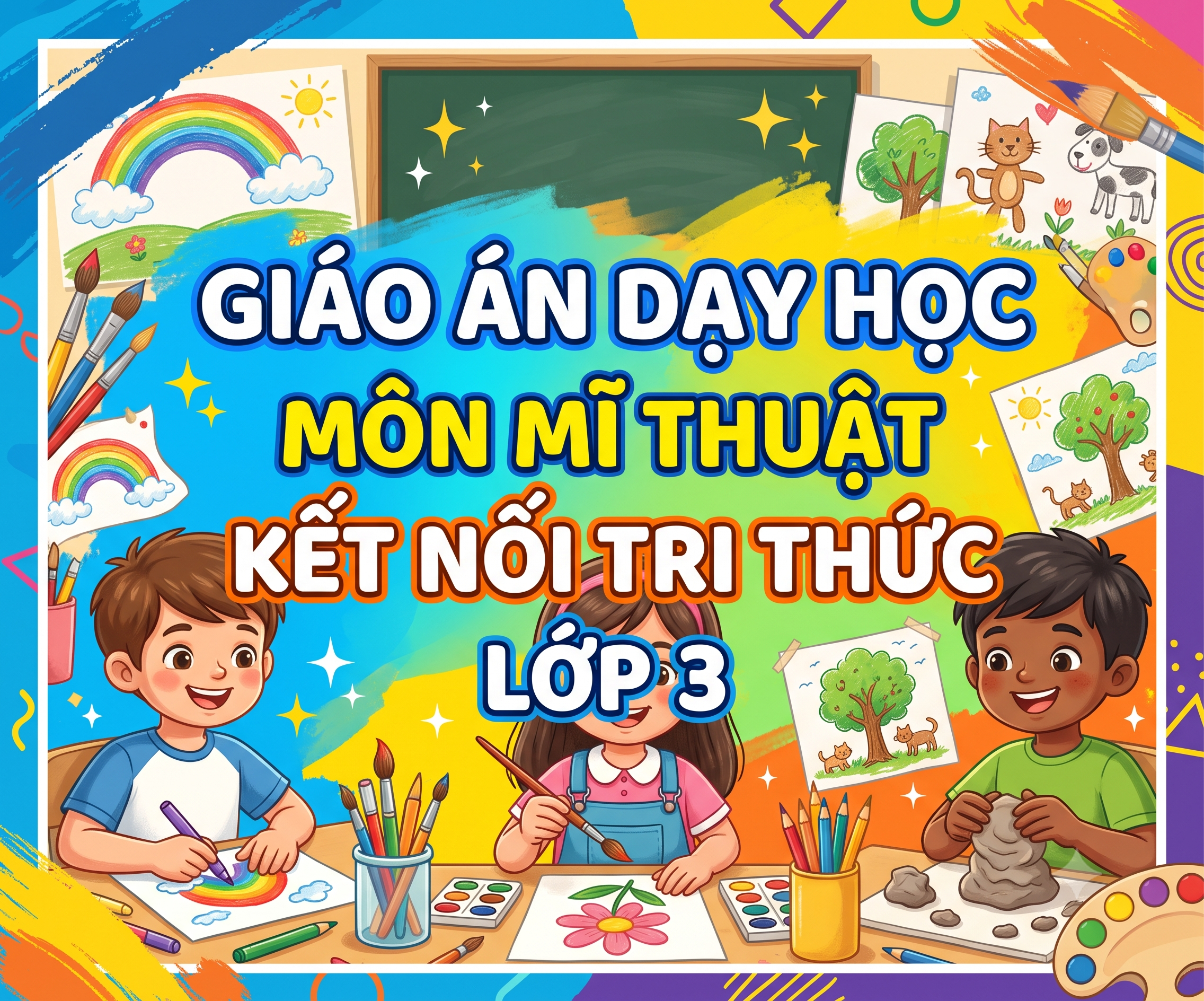GIÁO ÁN DẠY HỌC MÔN MĨ THUẬT KẾT NỐI TRI THỨC LỚP 3